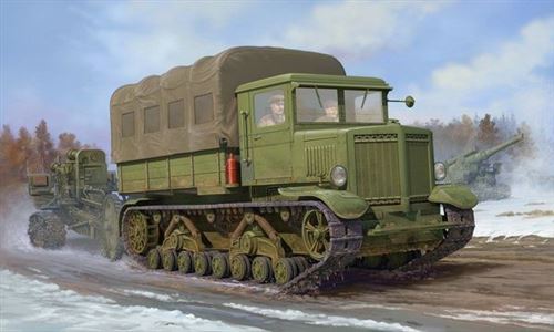 Maquette Trumpeter TRACTEUR VOROSHILOVETS- 1/35 - Maquette militaire