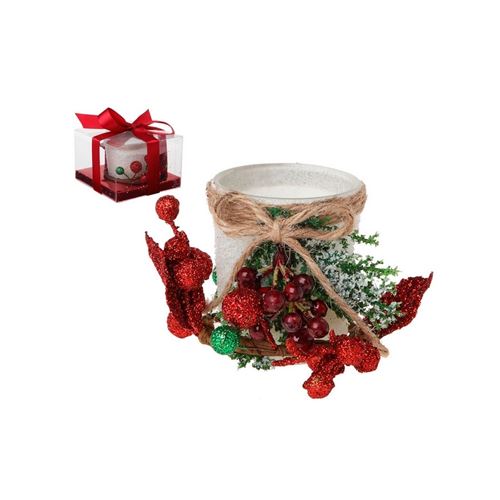 bougeoir verre blanc