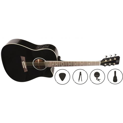 Oqan QGA-51CE ACOUSTIC PACK- Guitare électro-acoustique