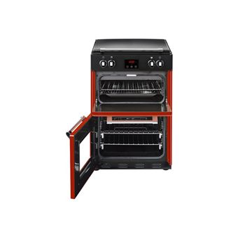 Stoves Richmond 600EI - Cuisinière (four à deux étages) - pose libre - largeur : 60 cm - profondeur : 60 cm - hauteur : 90 cm - piment jalapeno