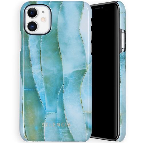Coque pour iPhone 11 Selencia Agate Blue/Bleu