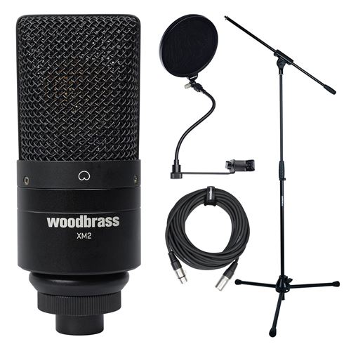 Woodbrass XM2 Pack Studio Microphones à Large Membrane