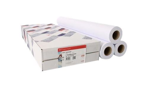 Océ Standard Paper IJM021 - Non couché - Rouleau (61 cm x 50 m) - 90 g/m² - 3 rouleau(x) papier - pour HP DesignJet Z6200