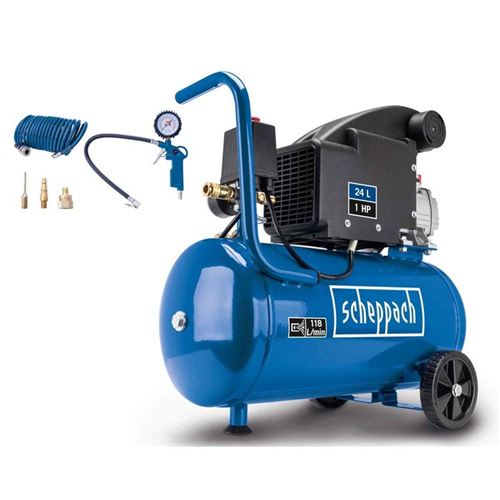 Scheppach - Compresseur d'air - HC24-8S-A - 24 L - 750 W - 8 bar - Image 3