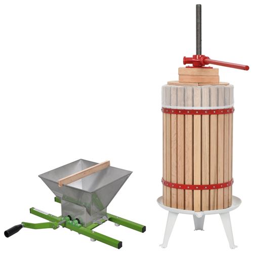 Vidaxl ensemble de 2 presse-agrumes et presse &agrave; fruits 277152