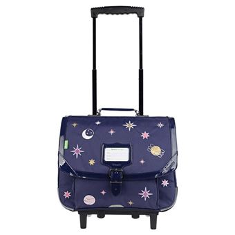 Tann s Cartable a roulettes 38cm Louna bleu 11721 Cartables scolaires Achat prix fnac