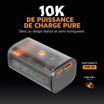 Xtorm 20W CyberCell Powerbank, XCP100, Batterie externe 10000 mAh, Approuvé pour l'aéropor