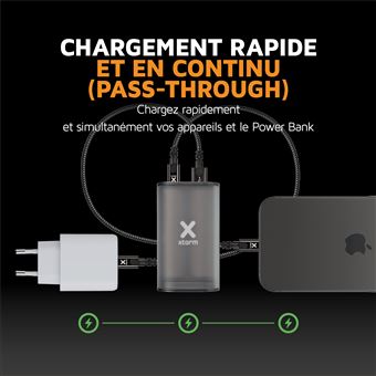 Xtorm 20W CyberCell Powerbank, XCP100, Batterie externe 10000 mAh, Approuvé pour l'aéropor