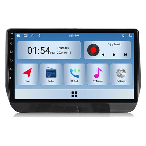 Autoradio RoverOne® Bluetooth CarPlay 2 Din 6Go RAM 128Go ROM pour Hyundai H1 2 Grand Starex TQ 2017-2022