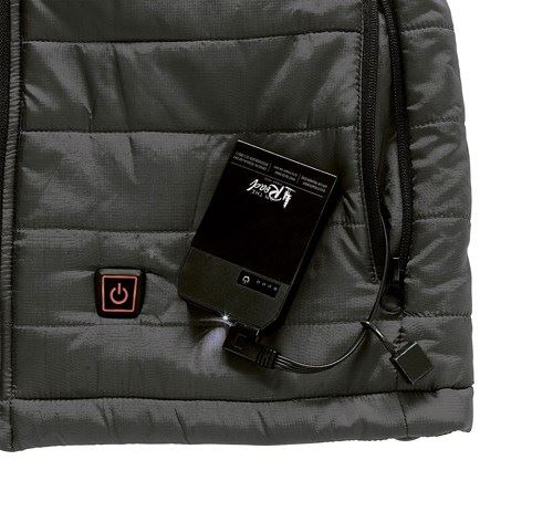 Gilet chauffant Power Bank Textile Recyclé taille L Vestes de