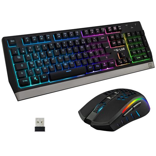 Ensemble Clavier Et Souris The G-Lab Combo Tungsten