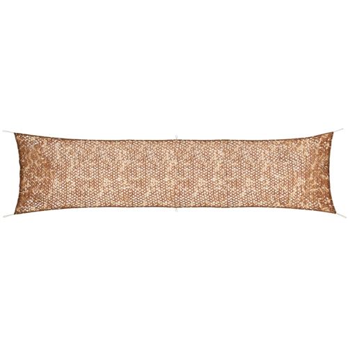 vidaXL Filet de camouflage avec sac de rangement 1,5x8 m Beige