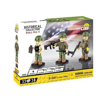 Cobi 2058 - Figurines D-Day 6 Jun 1944 - Jeu de Construction - 1