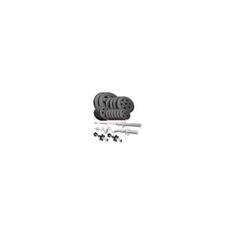 Ruikcoll 6 Attaches Haltères 25mm Antidérapantes - Écrous Hexagonaux Rapides Noir
