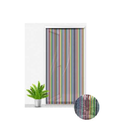 Voile moustiquaire Kansas Color CONFORTEX pour porte - 90 x 220 cm - Multicolore