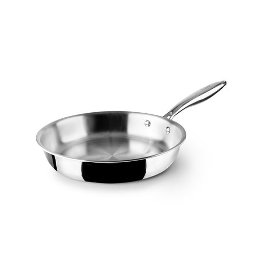 Non Communiqué Argent / Métallique Poêle Triply Natural 24 Cm - Ibili - Aluminium