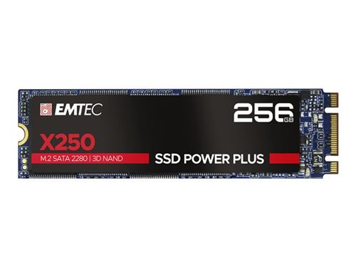 EMTEC SSD Power Plus X250 - SSD - 256 GB - intern - M.2 2280 - SATA 6Gb/s