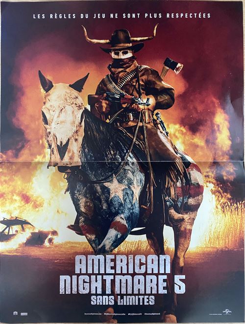 American Nightmare 5, Sans limites - 2021 - Ana de la Reguera - 40x60cm - Affiche de cinéma originale pliée