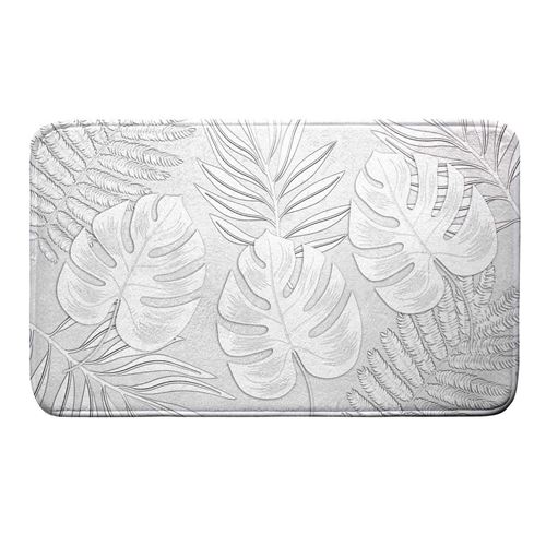 Non Communiqué Gris Tapis De Bain Microfibre "Amber" 45X75cm