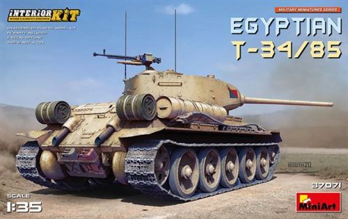 Egyptian T-34-85. Interior Kit - 1:35e - Miniart