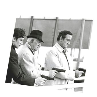 Poster Cinema Francese - Il Clan Dei Siciliani Con Alain Delon, Jean Gabin E Lino Ventura - Stampa HD 40x50 Cm Prodotta In Francia