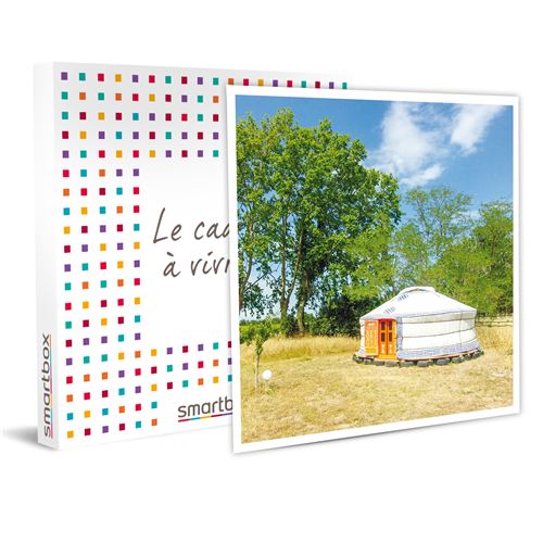 SMARTBOX - Séjour en chambre d’hôtes ou en yourte en famille près de Perpignan - Coffret Cadeau