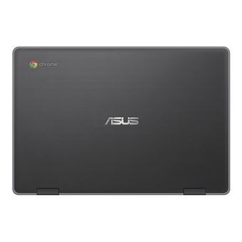 ASUS Chromebook C204MA GJ0438 - Conception de charnière à 180 degrés - Intel Celeron - N4020 / 1.1 GHz - Chrome OS - UHD Graphics 600 - 4 Go RAM - 32 Go eMMC - 11.6&quot; 1366 x 768 (HD) - Wi-Fi 5 - gris foncé - 1