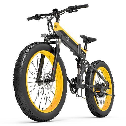 BEZIOR X1000 1000W 26 pouces assistance électrique pliante vélo électrique cyclomoteur e-bike 12.8AH batterie 100 km portée