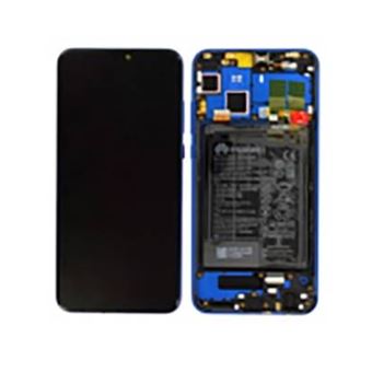 Écran LCD Complet Avec Vitre Tactile Noire Pour Honor 8X - Sur Châssis