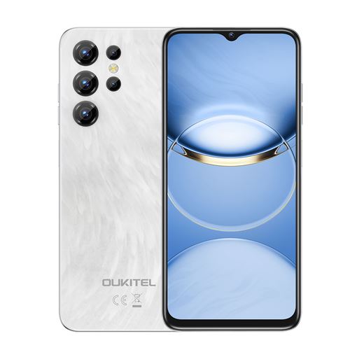 Smartphone Oukitel C1 6.52 16Go 512Go Android 15 Telephone Portable dual sim 4G-blanc