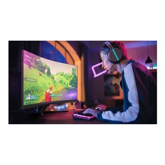 Philips Evnia 3000 34M2C3500L - Écran LED - jeux - incurvé - 34" - 3440 x 1440 WQHD @ 180 Hz - Fast VA - 300 cd/m² - 4000:1 - HDR10 - 0.03 ms - 2xHDMI, DisplayPort - Charbon