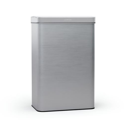 Klarstein Cestino A Sensore Touchless, 60l, In Acciaio Inox, Con Soft Close, A Batteria, Timer, Con Display A Led
