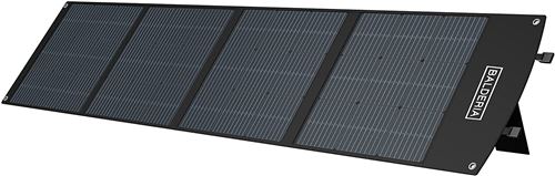 BALDERIA Solarboard SP200 : Panneau solaire pliable 200W pour station de puissance, panneau solaire pour générateur solaire mobile, DC USB, 4 poignées