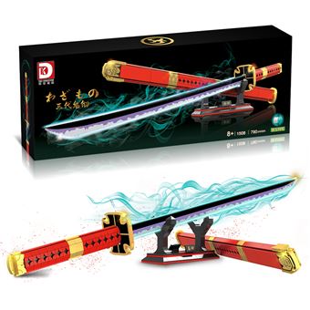 FÉENOMENN Katana One Piece Zoro Kitetsu - Epée Jeu Construction 790 Pièces - Coffret Premium - 1