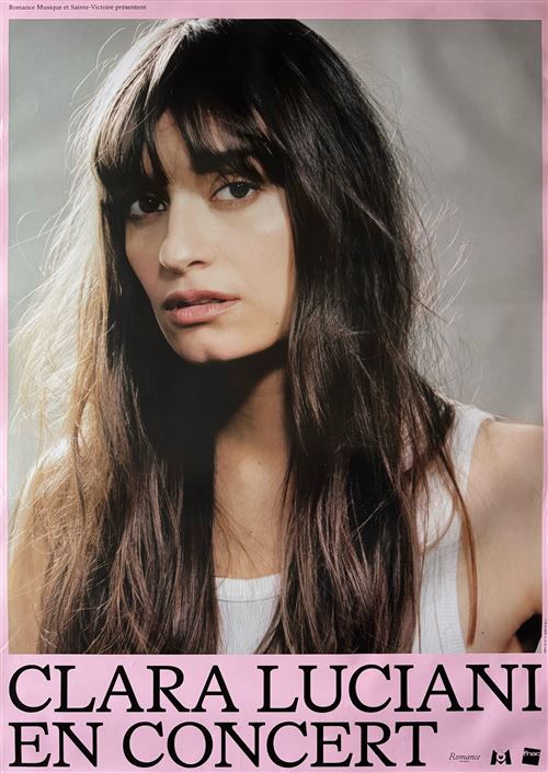 Affiche - Clara Luciani - En Concert 2024-2025 - 70x100cm