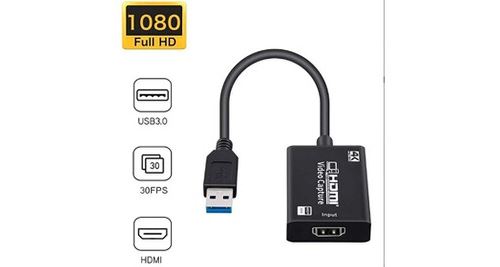 Carte de capture hdmi jeu hd en direct capture de câble hdmi vers usb carte de capture vidéo 4k