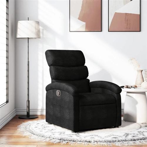Vidaxl Fauteuil Réglable Tissunoir - Image 2