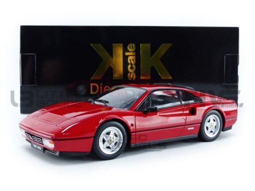 Voiture Miniature de Collection KK SCALE MODELS 1-18 - FERRARI 328 GTB - 1985 - Red - 180531R
