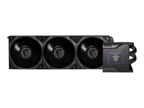 Msi Meg Coreliquid S360 - Système De Refroidissement Liquide De Processeur - Taille De Radiateur : 360 Mm - (Pour : Lga1156, Lga1155, Lga1150, Lga1151, Am4, Tr4, Sp3, Strx4, Lga1200, Lga1700, Am5) - 120 Mm