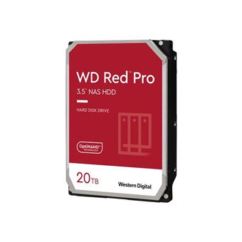 WD Red Pro WD201KFGX - Disque dur - 20 To - interne - 3.5 - SATA 6Gb/s -  7200 tours/min - mémoire tampon : 512 Mo - Disques durs internes - Achat &  prix