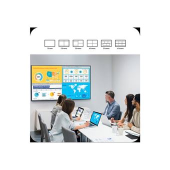 Samsung QM43C - Classe de diagonale 43" QMC Series écran LCD rétro-éclairé par LED - Crystal UHD - signalisation numérique - Tizen OS - 4K UHD (2160p) 3840 x 2160