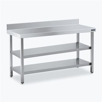 Table Adossée avec 2 Étagères   Gamme 700   Distform - 1