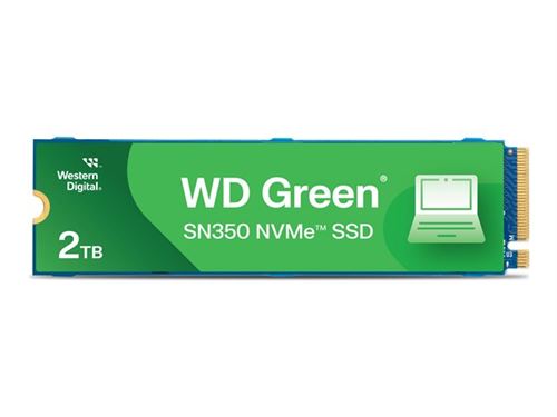 WD Green SN350 NVMe SSD WDS200T3G0C - SSD - 2 TB - intern - M.2 2280 - PCIe 3.0 x4 (NVMe)