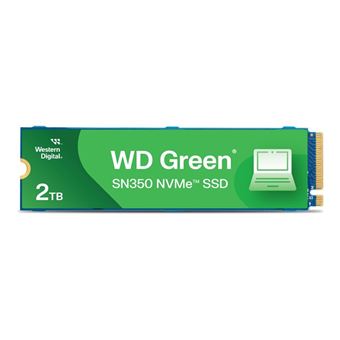 WD Green SN350 NVMe SSD WDS200T3G0C - SSD - 2 To - interne - M.2 2280 - PCIe 3.0 x4 (NVMe) - 1