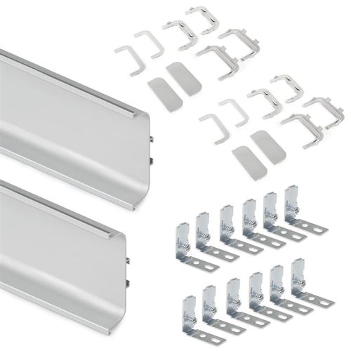 Emuca Kit Gola À Profil Central Pour Meubles De Cuisine, Anodisé Mat - Image 3