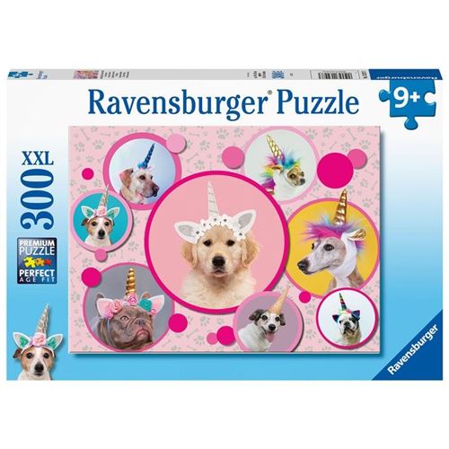 Puzzle 300 pièces Ravensburger - Chiens avec cornes