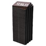 VEVOR Revêtement de Sol Emboîtable 31,5x31,5cm Surface de Couverture de 4,8m² 52 Pièces