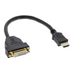 Adaptateur HDMI Vers DVI-I - Mâle HDMI / Femelle DVI-I - Noir - Marque V7, Garantie 2 Ans