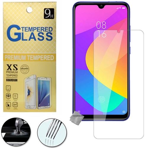 Film de protection vitre verre trempe transparent pour Xiaomi Mi 9 Lite - htdmobiles