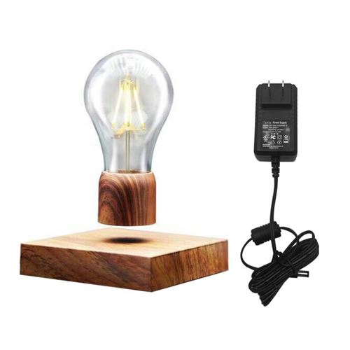 Lampe de bureau magnétique à lévitation sans fil Ampoule LED Cadeaux  uniques, décoration de chambre, jouets de technologie